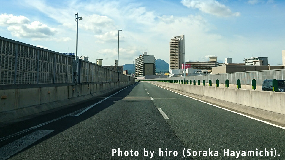 北九州高速4号線 下り行き(春日→八幡IC)